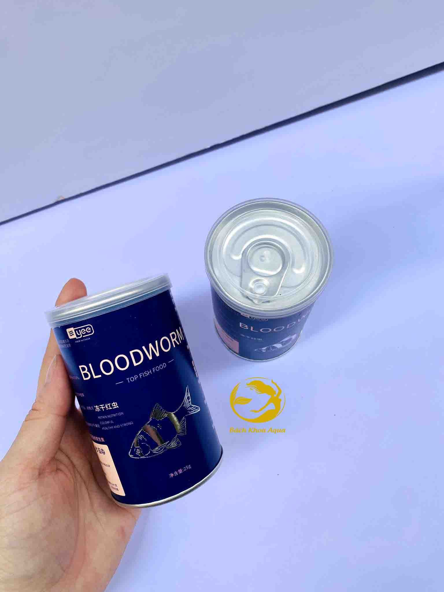 Thức ăn Trùng huyết sấy khô YEE Blood Worm 25g
